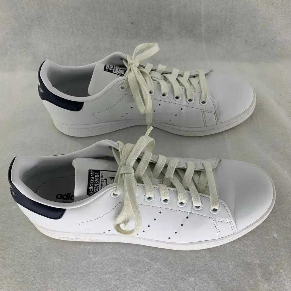 Adidas Stan Smith Tennis Shoes Sneaker White Lace Up Women - Picture 8 of 10